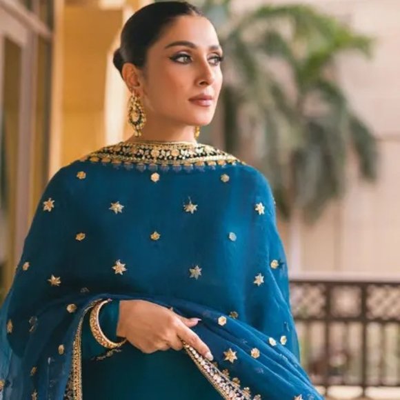 Buy Elegant Pakistani Suit with Designer Dupatta Online | Raimentz - Picture 4 of 6